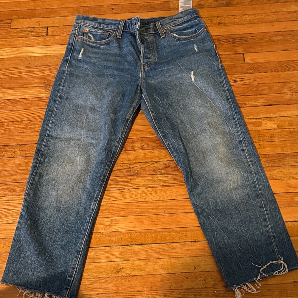 Levi's Women's Straight Leg Blue Jeans